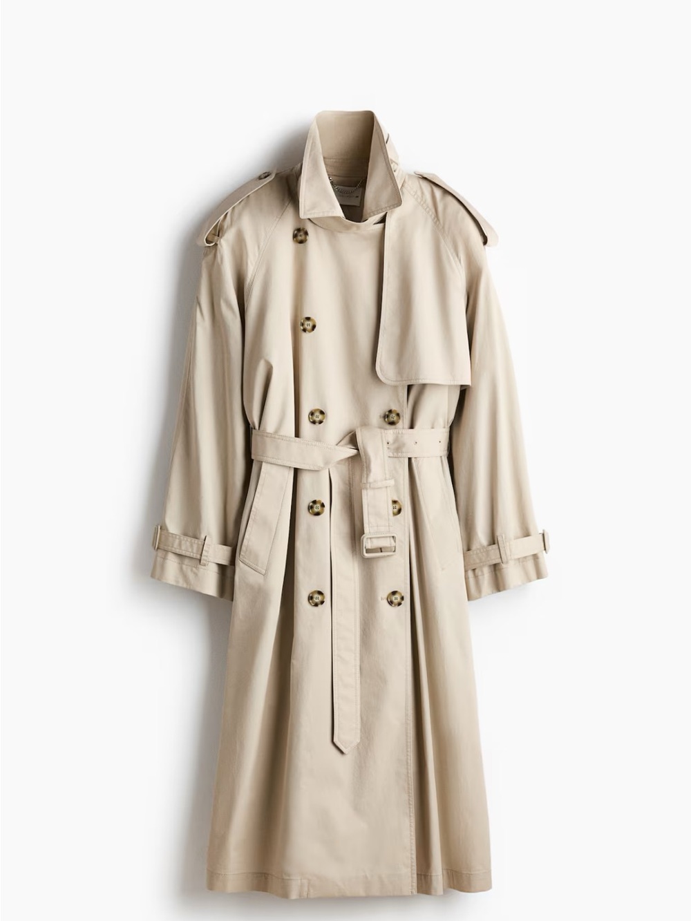 H&M Stella McCartney oversized Double-Breasted Trench Coat